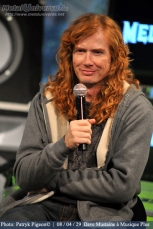 Dave Mustaine a Musique Plus 3